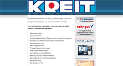 Desktop Screenshot of kreit.de